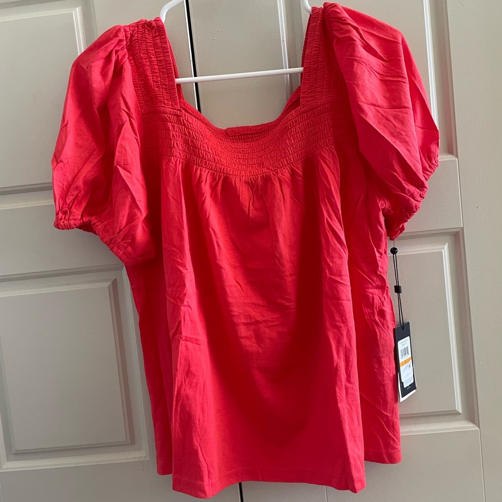 Tommy Hilfiger Bright Red Blouse